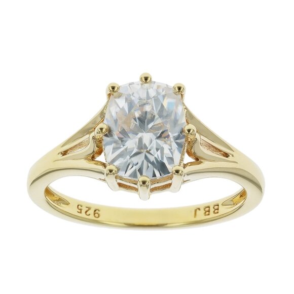 NIB - JTV Moissanite Fire 2.48ct Cushion Cut Solitaire Ring โ Size 7 - Picture 1 of 10